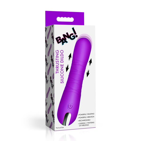 New Thrusting Silicone Dildo -