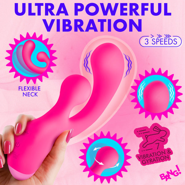 Gyro Rabbit Silicone Vibrator -