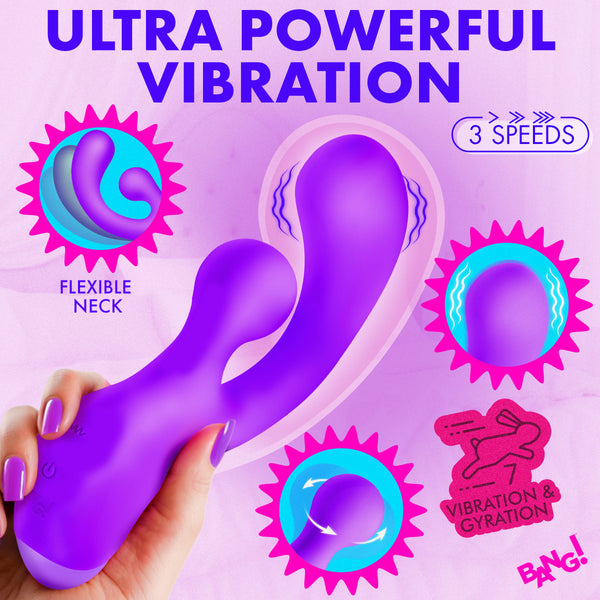 Gyro Rabbit Silicone Vibrator -