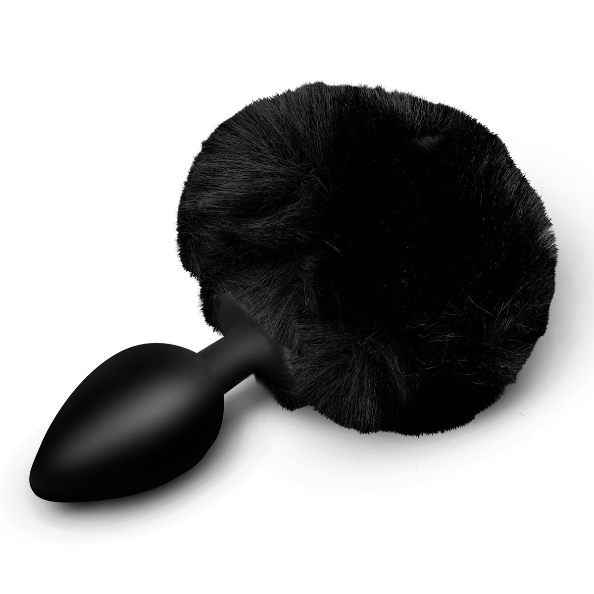 Fluffy Bunny Tail Silicone Plug -