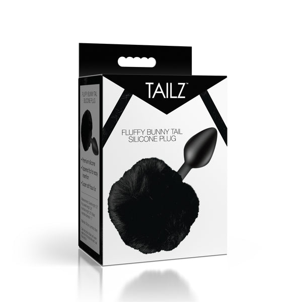 Fluffy Bunny Tail Silicone Plug -