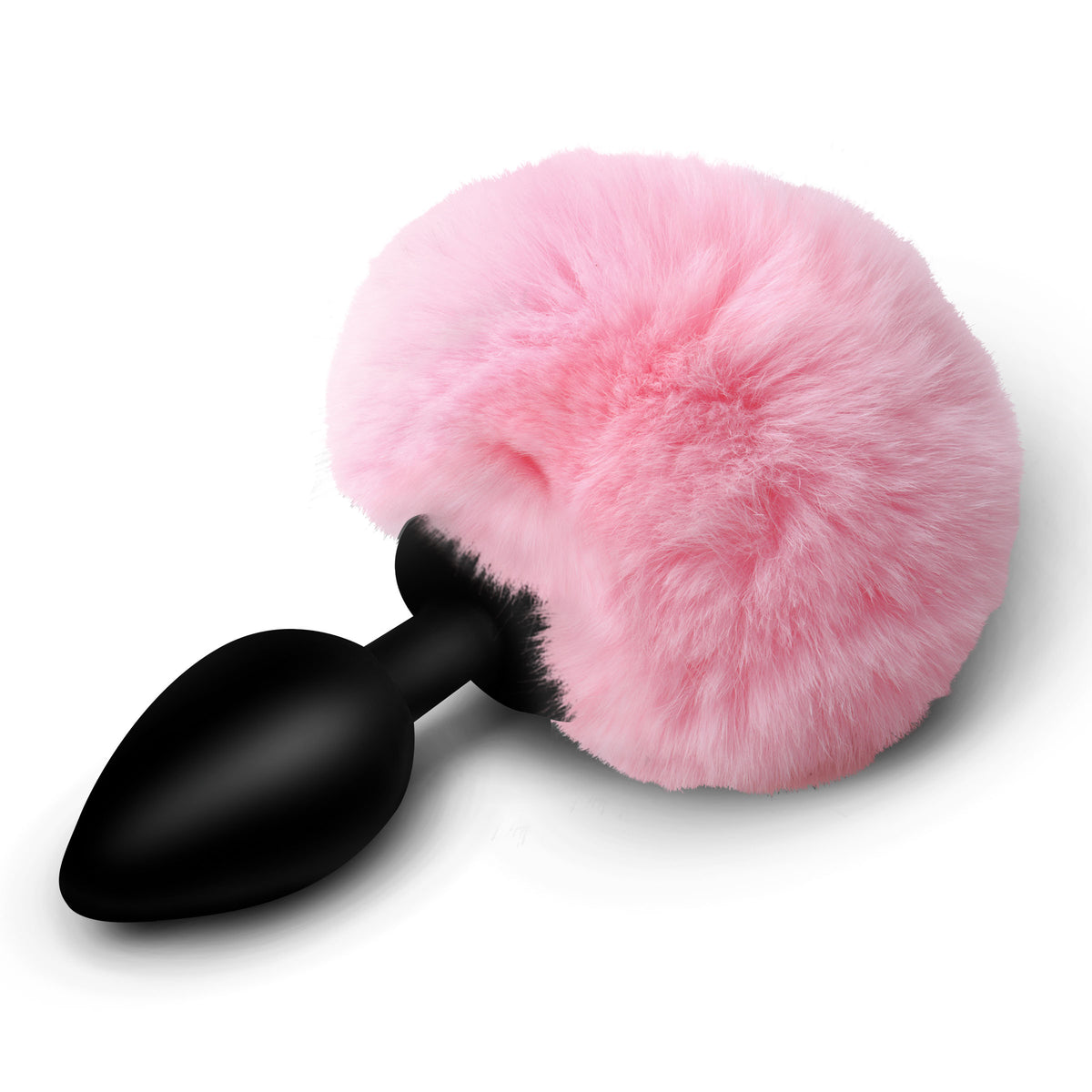 Fluffy Bunny Tail Silicone Plug -