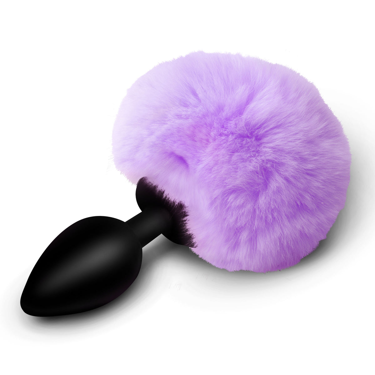 Fluffy Bunny Tail Silicone Plug -