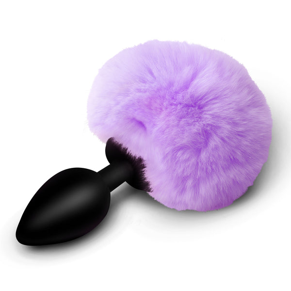 Fluffy Bunny Tail Silicone Plug -