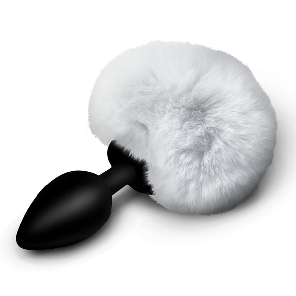 Fluffy Bunny Tail Silicone Plug -