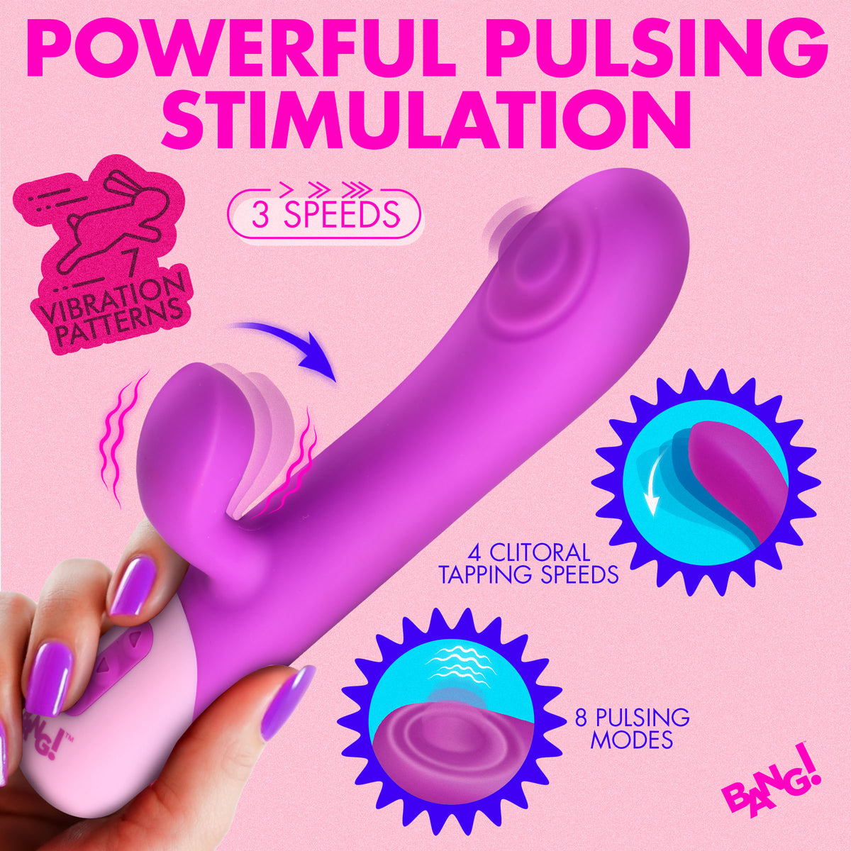 Clit Tapping Pulsing Rabbit -