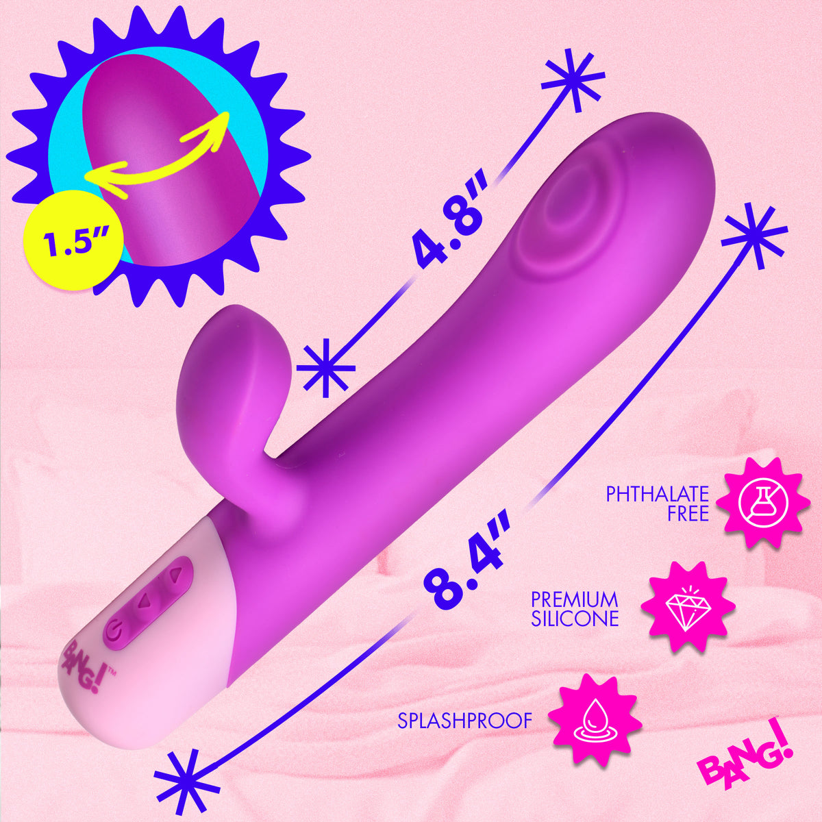 Clit Tapping Pulsing Rabbit -
