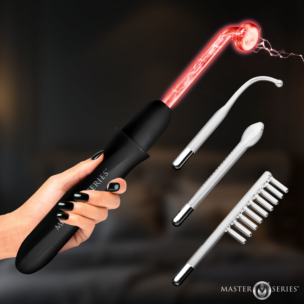 Elektrawand Rechargeable Violet Wand with Attachments -