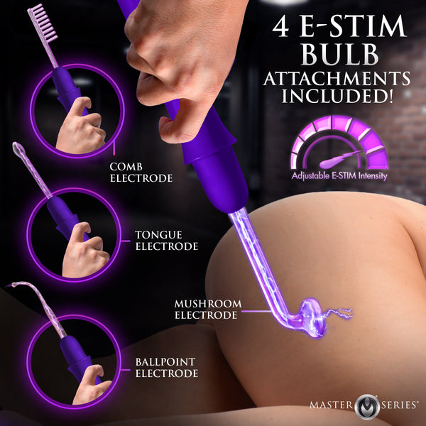 Elektrawand Rechargeable Violet Wand with Attachments -