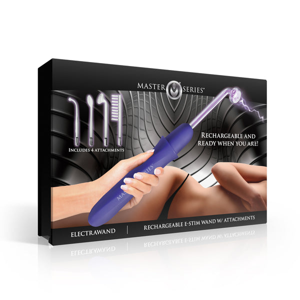 Elektrawand Rechargeable Violet Wand with Attachments -