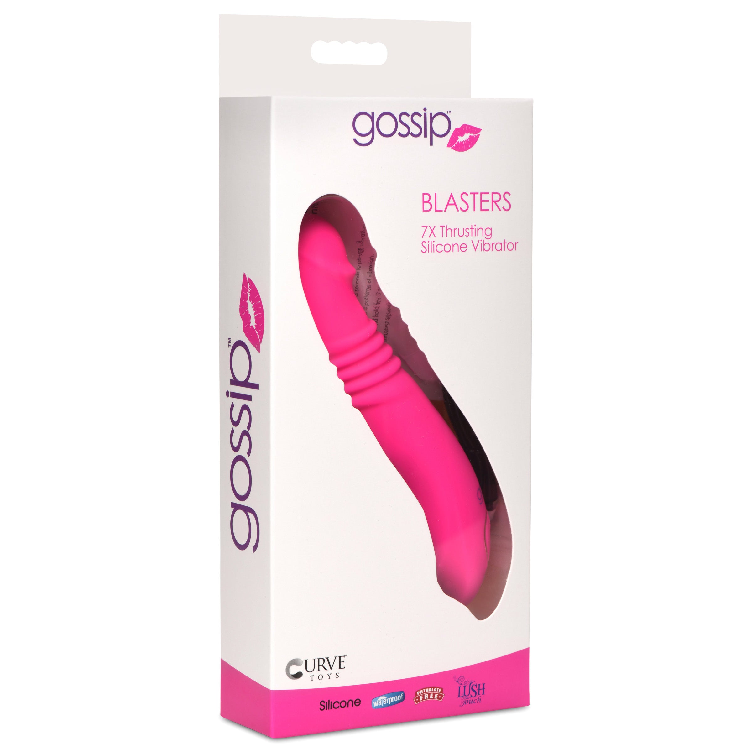 Blaster 7X Thrusting Silicone Vibrator -