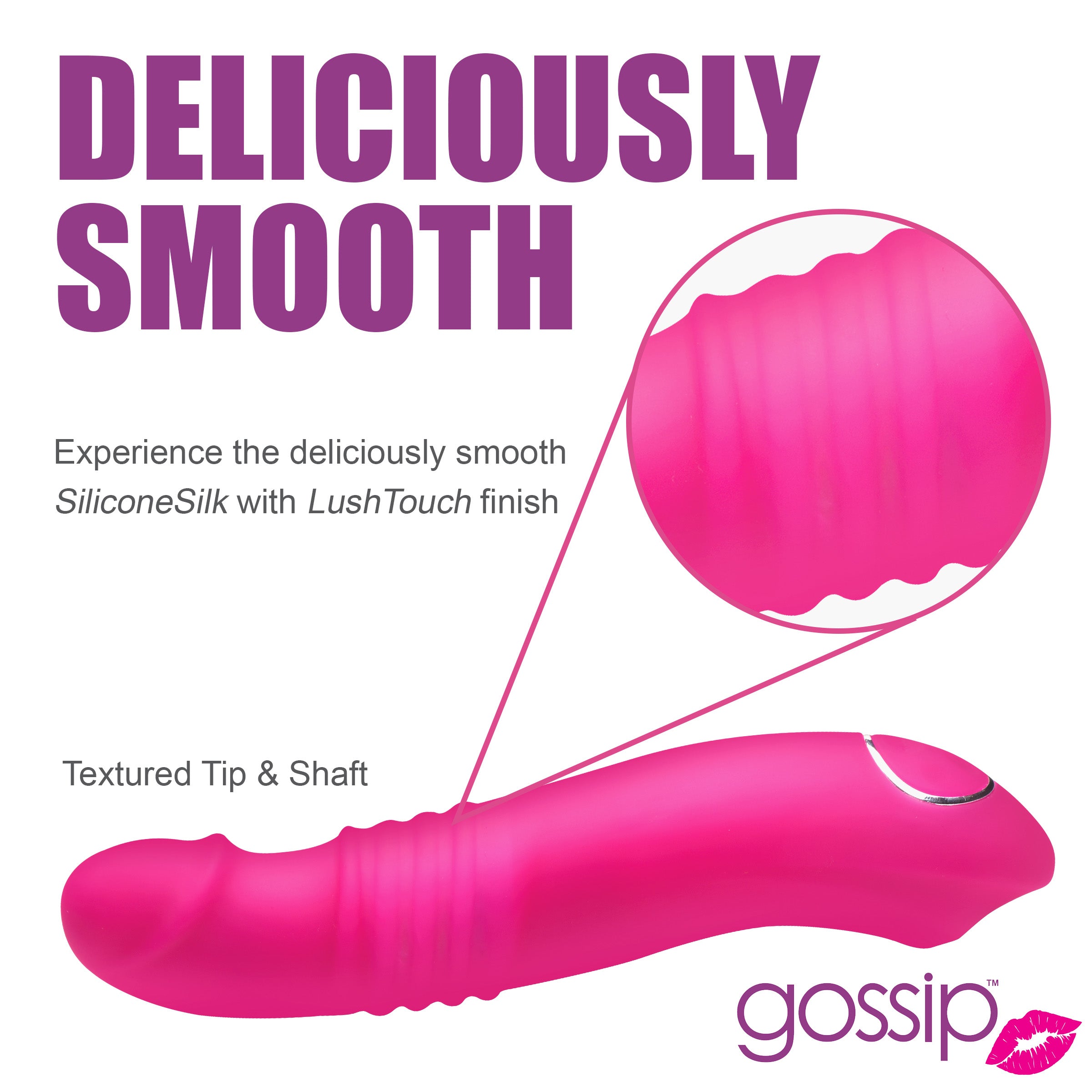 Blaster 7X Thrusting Silicone Vibrator -