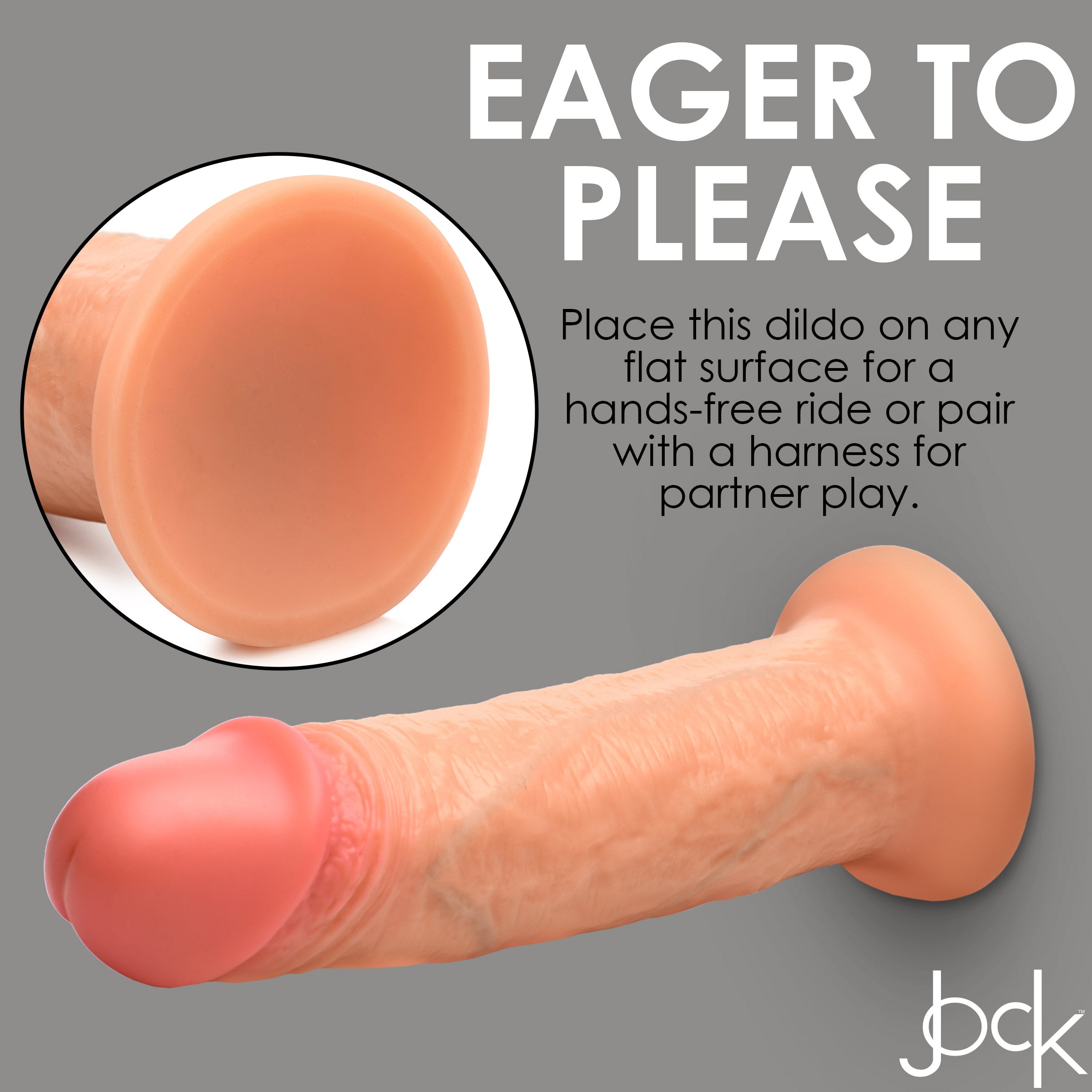 Real Skin Silicone Dildo - 8 Inch