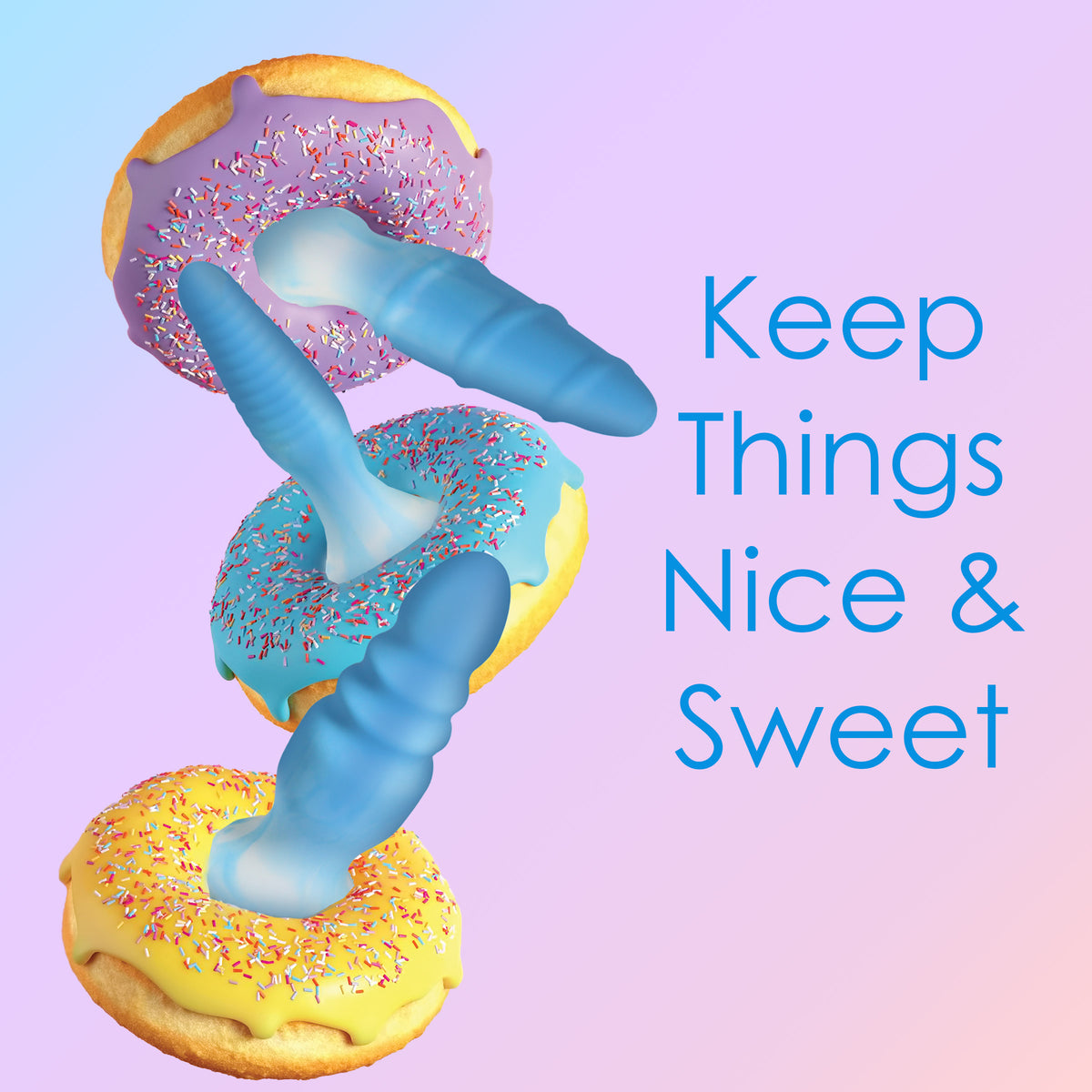 3 Piece Silicone Butt Plug Set -