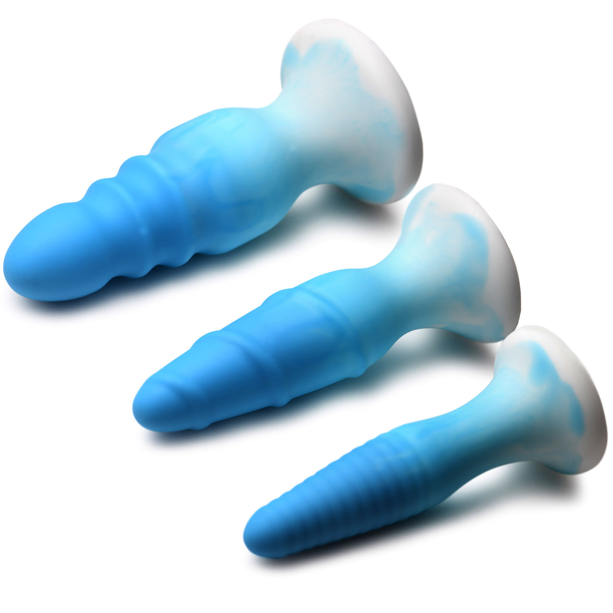 3 Piece Silicone Butt Plug Set -