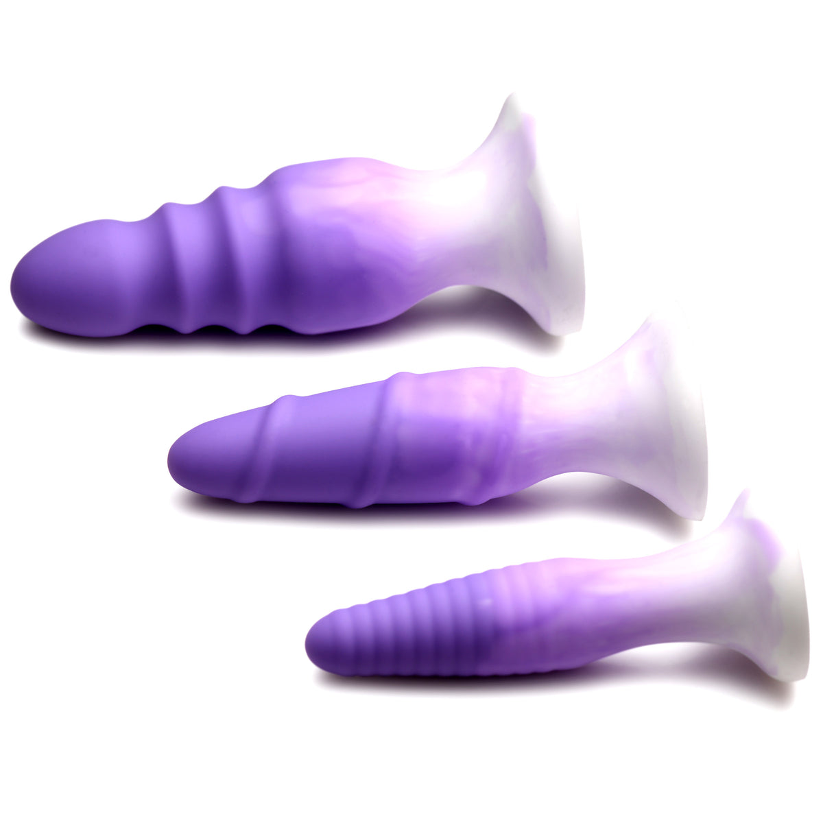 3 Piece Silicone Butt Plug Set -