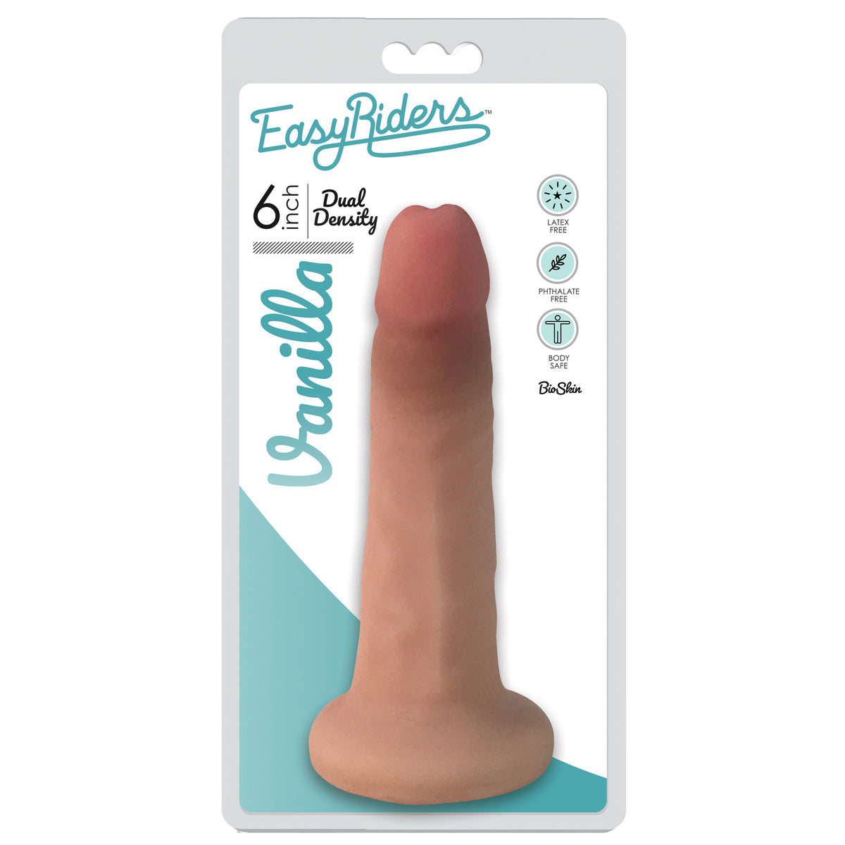 Easy Riders 6 Inch Dual Density Dildo -