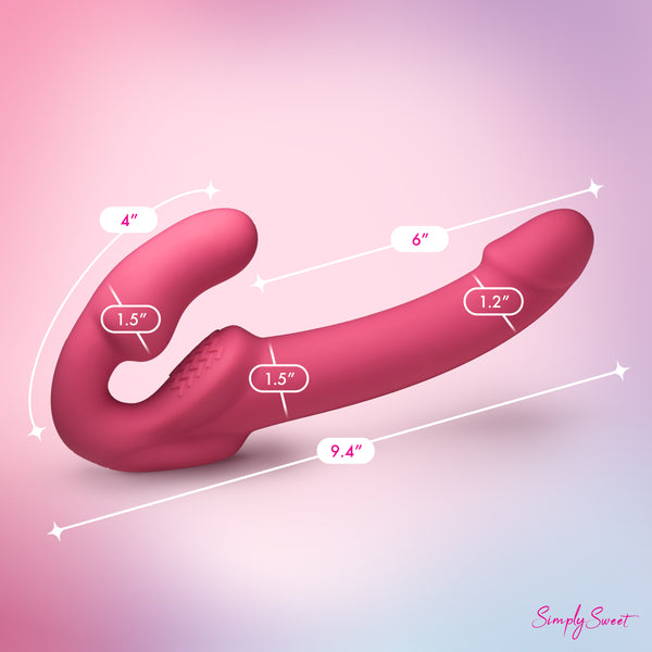 Candy Crush -  Vibrating Strapless Strap-On