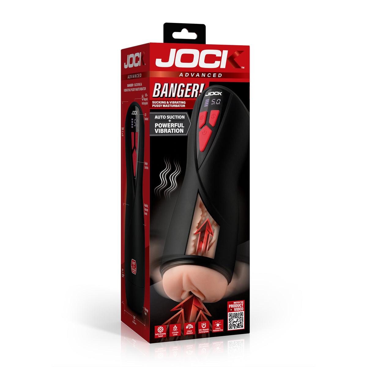 Banger Sucking & Vibrating Pussy Masturbator