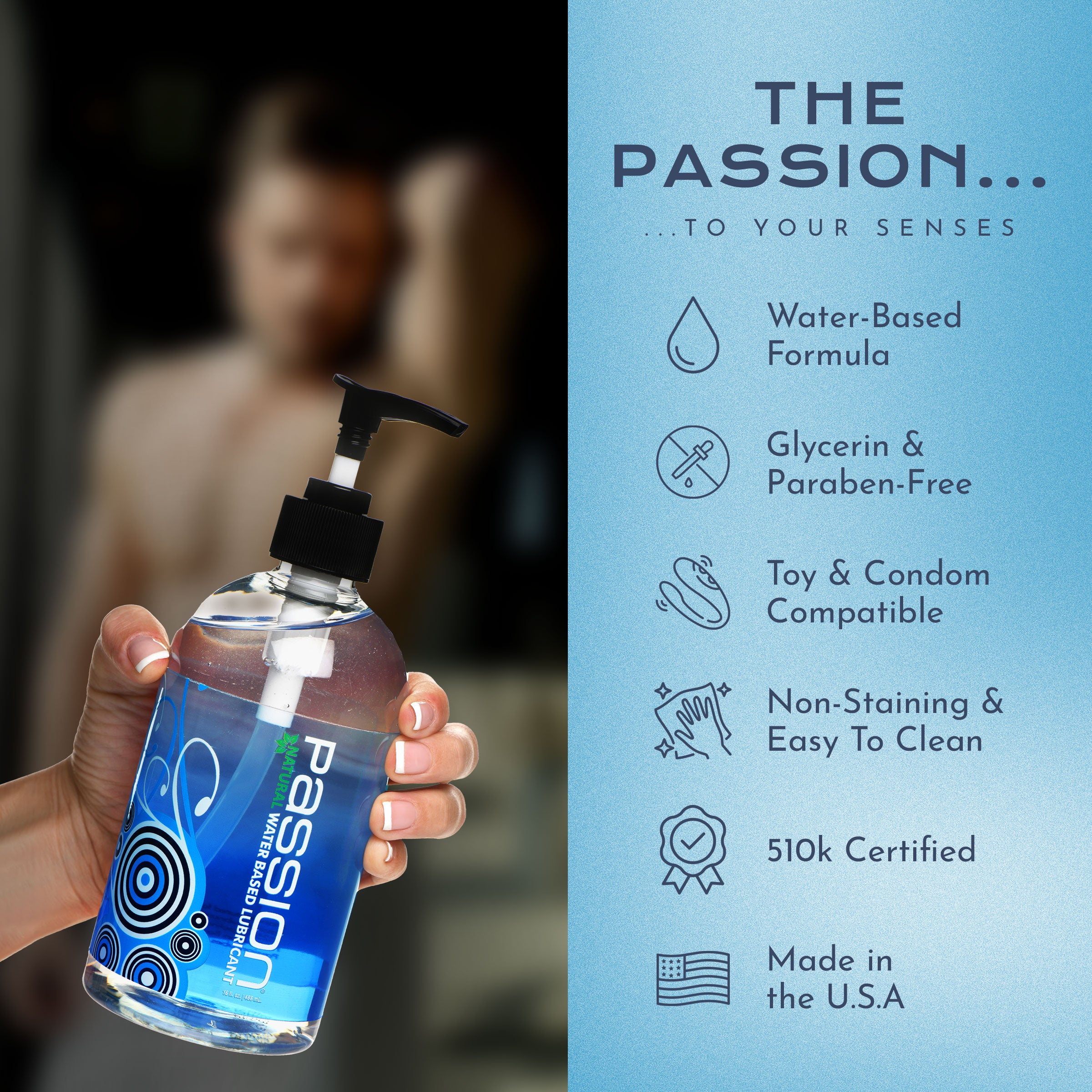 Passion Natural Water-Based Lubricant