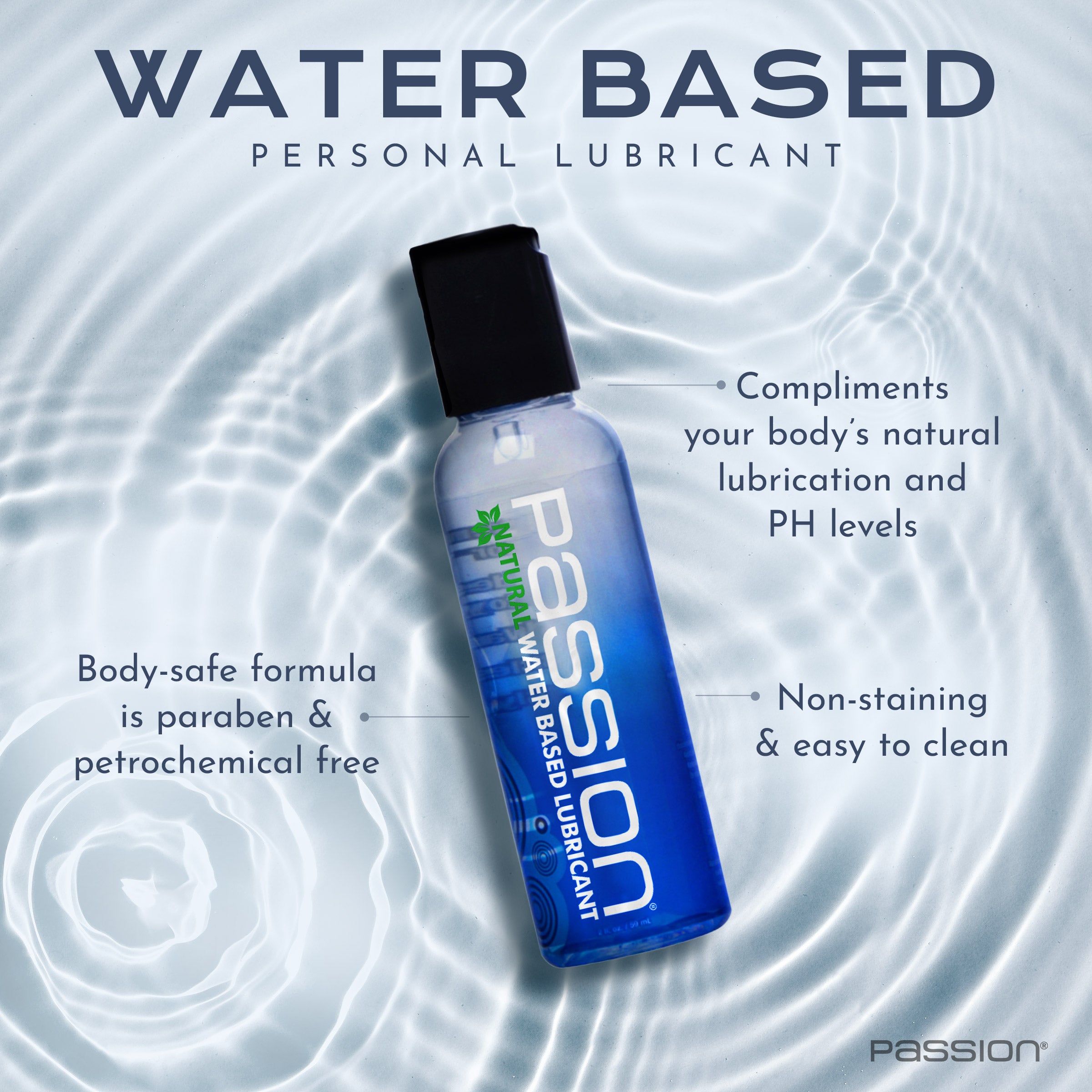 Passion Natural Water-Based Lubricant