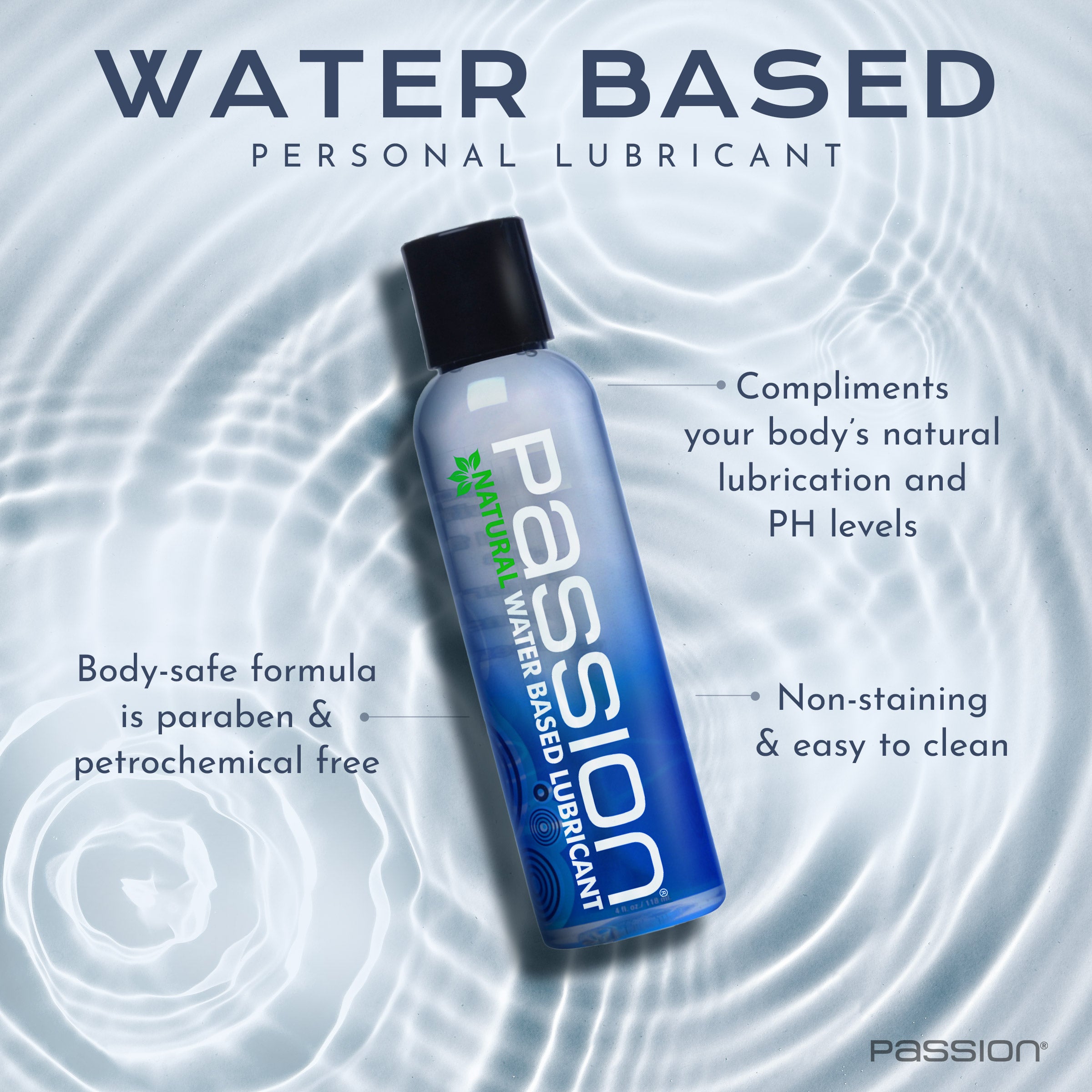 Passion Natural Water-Based Lubricant