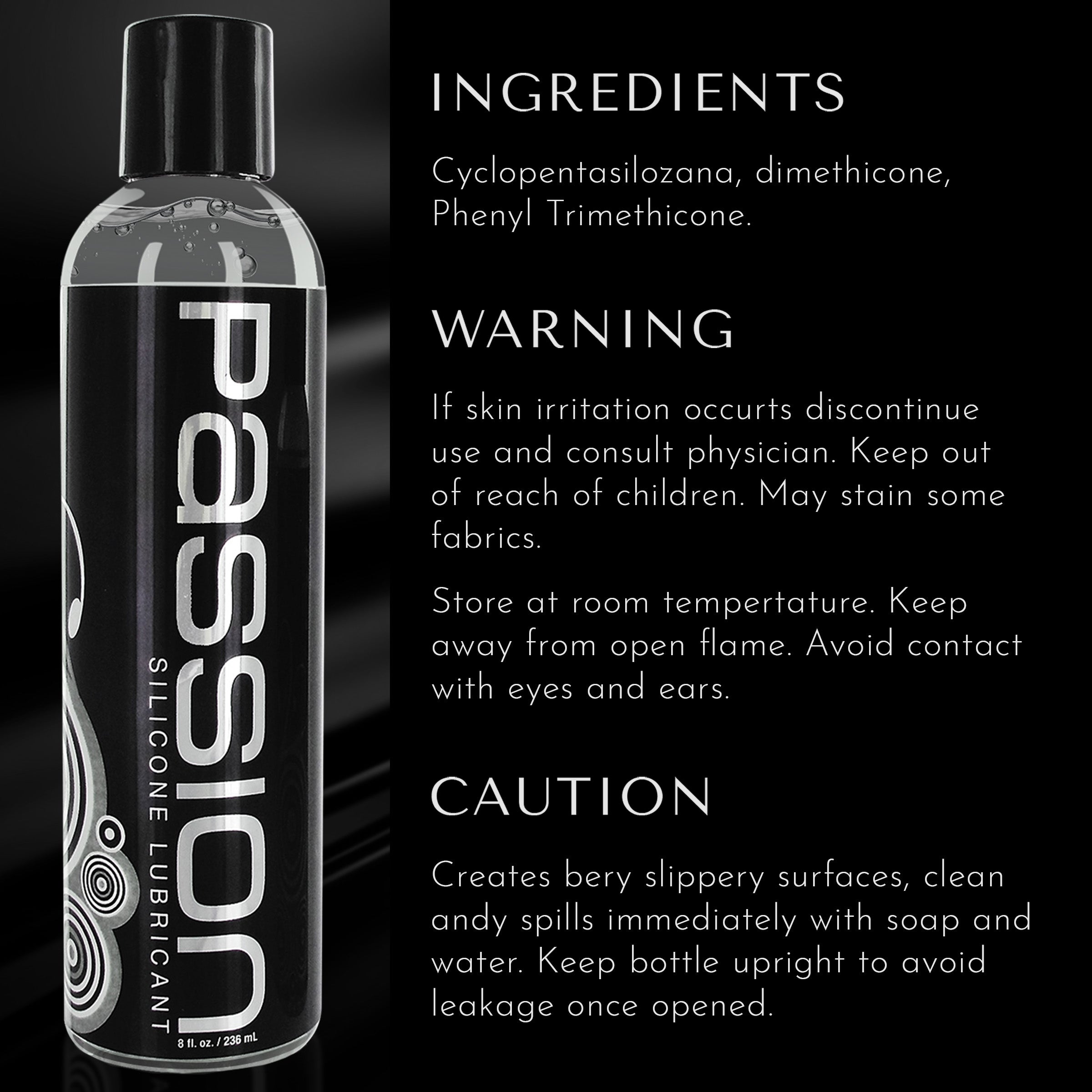 Passion Premium Silicone Lubricant