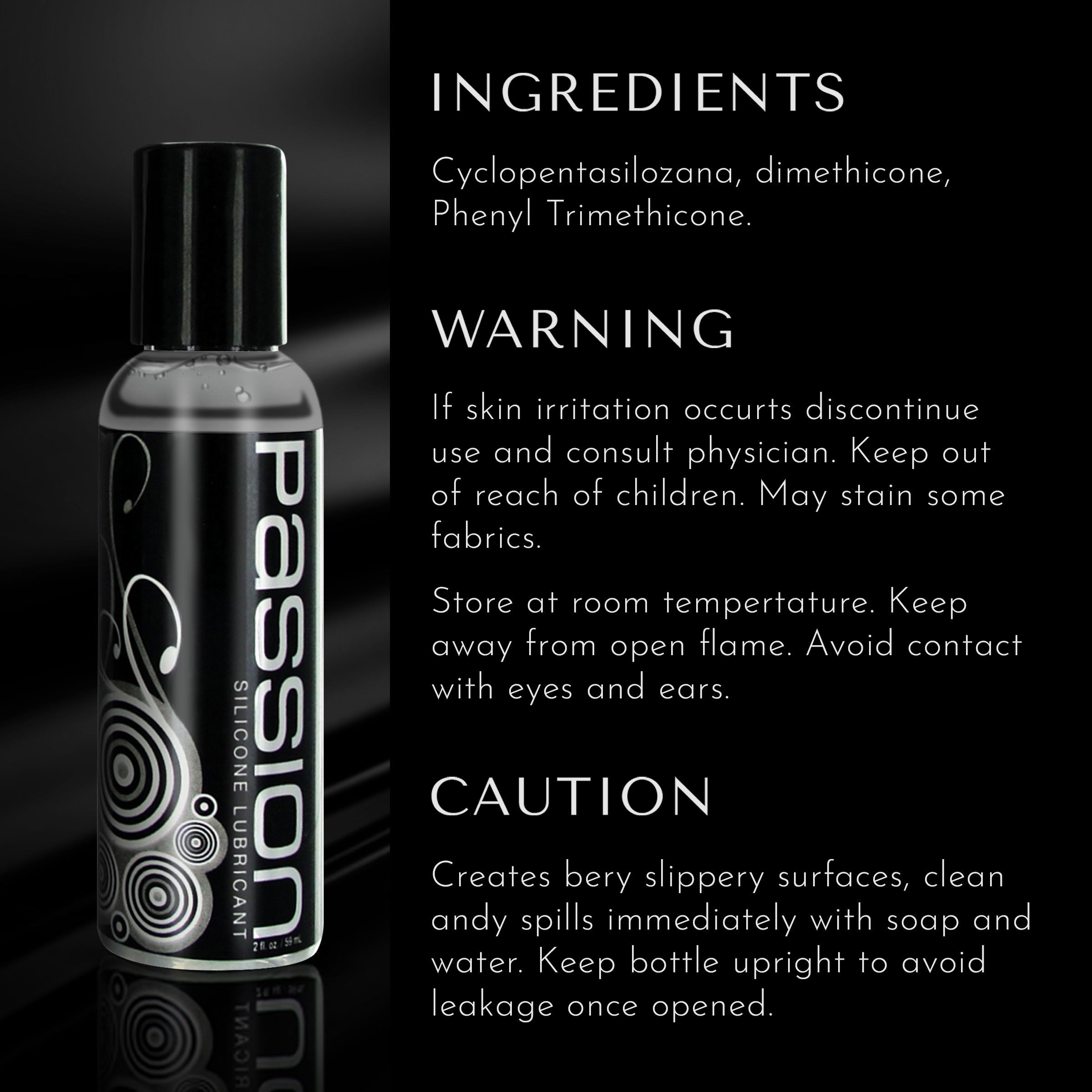 Passion Premium Silicone Lubricant