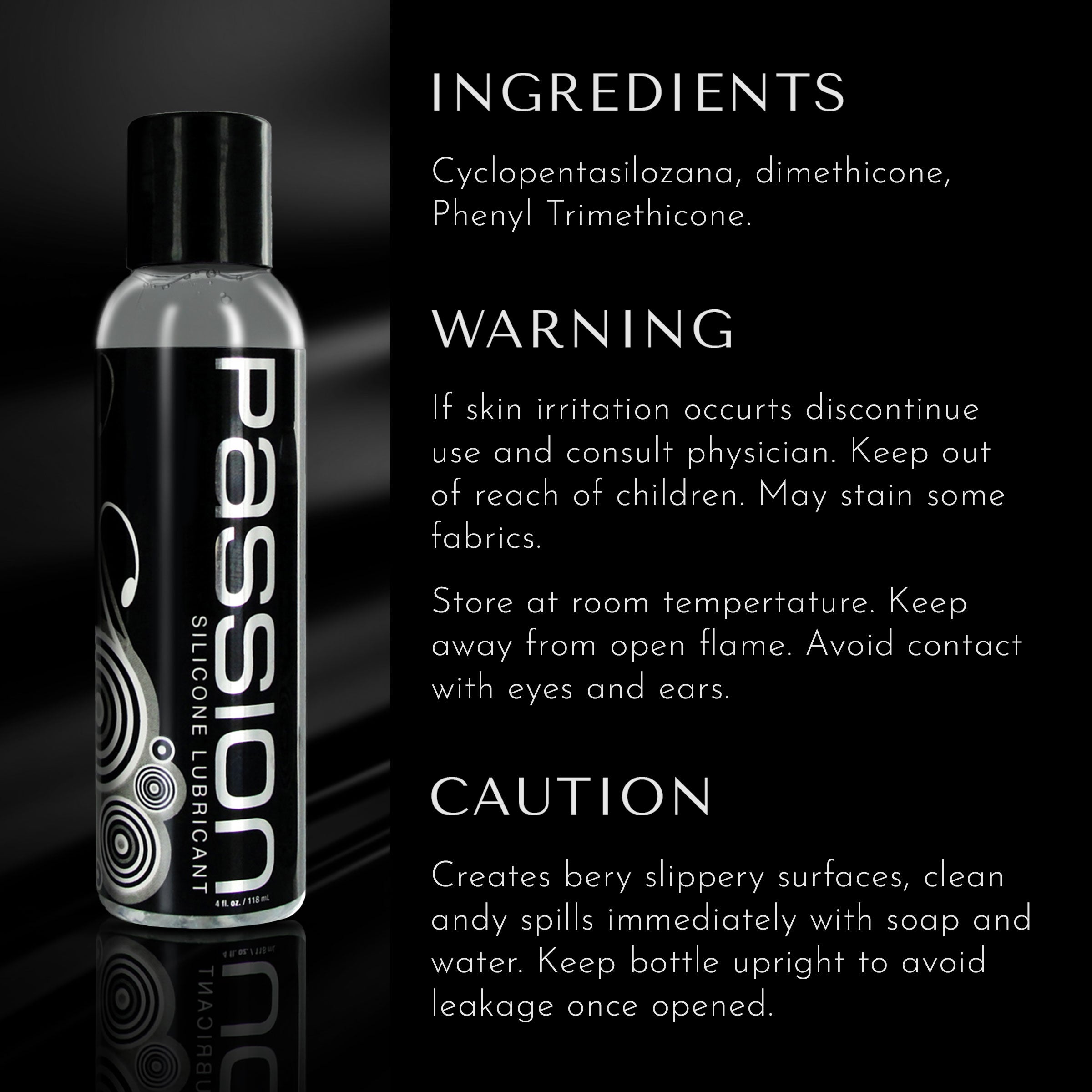 Passion Premium Silicone Lubricant