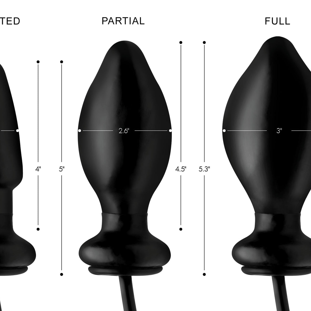 Expand Inflatable Anal Plug