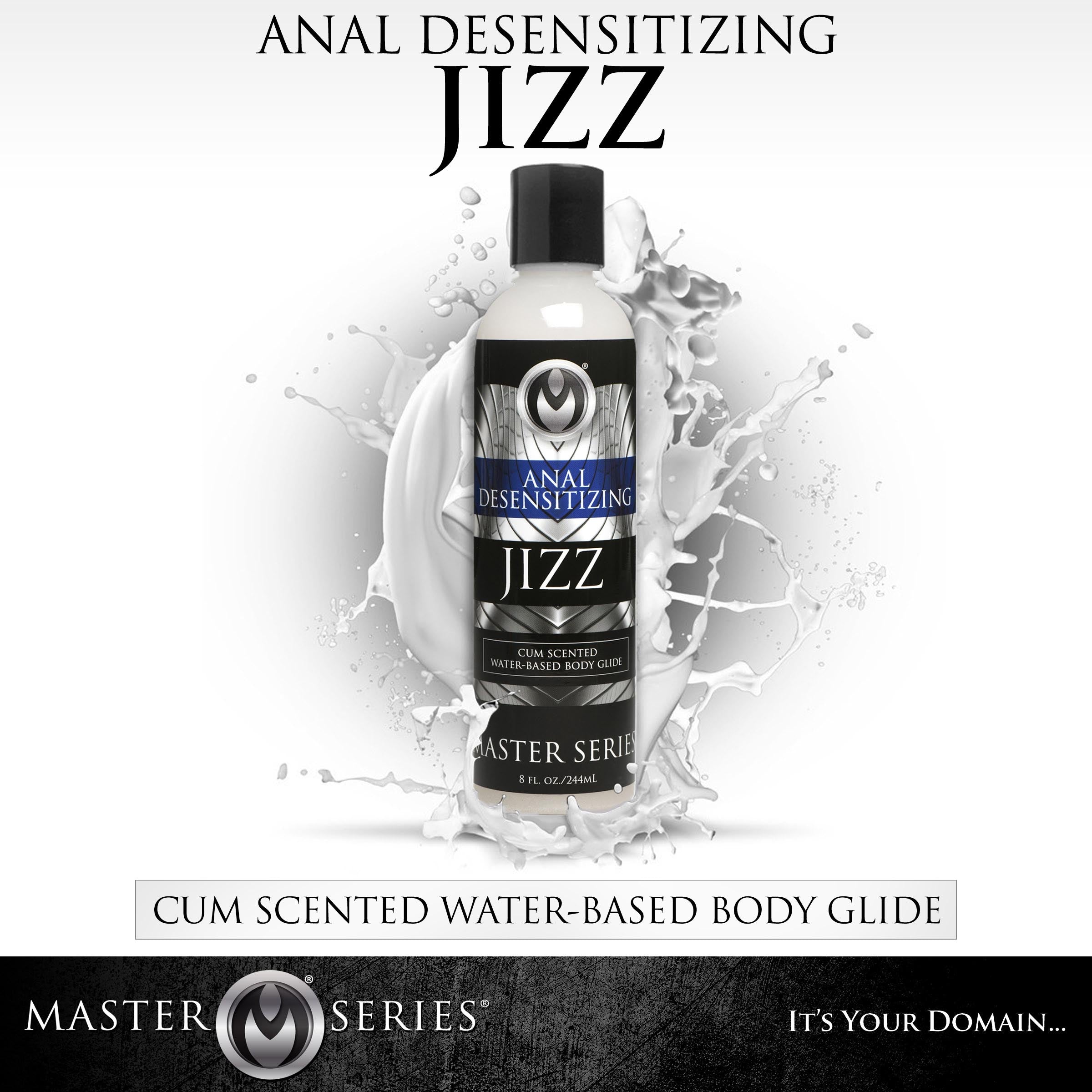 Jizz Cum Scented Desensitizing Lube - 8.5 oz