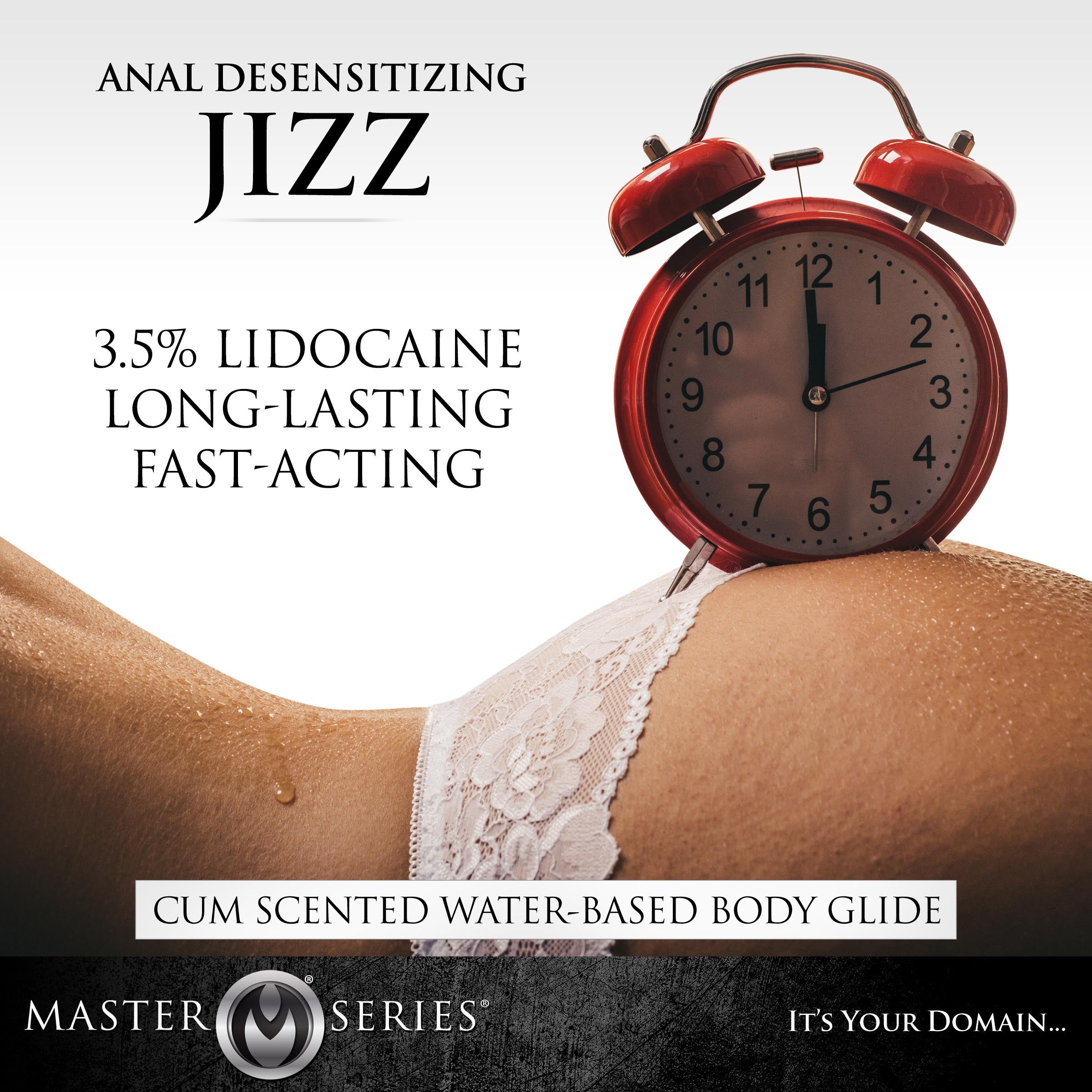 Jizz Cum Scented Desensitizing Lube - 8.5 oz