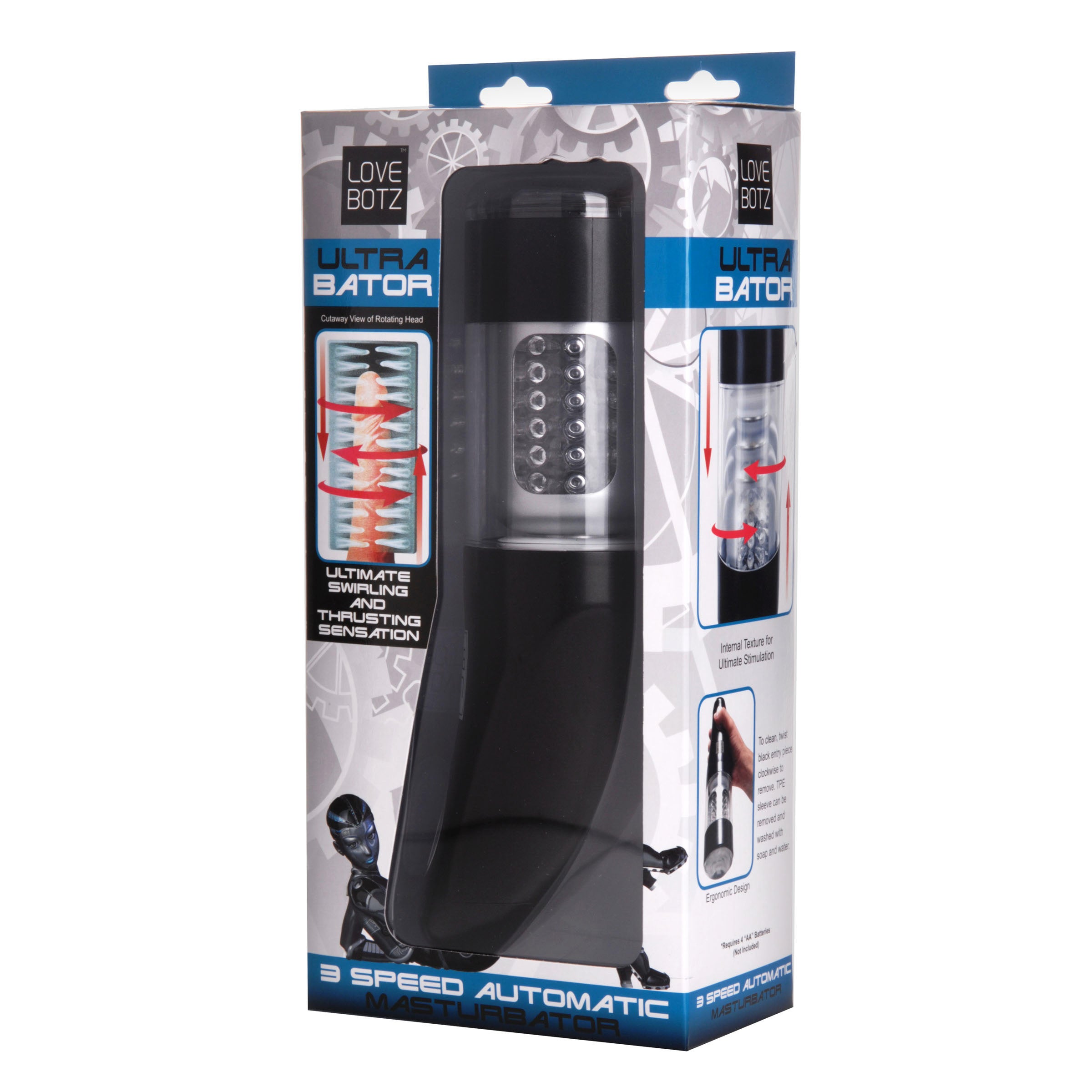 Ultra Bator Thrusting and Swirling Automatic Stroker