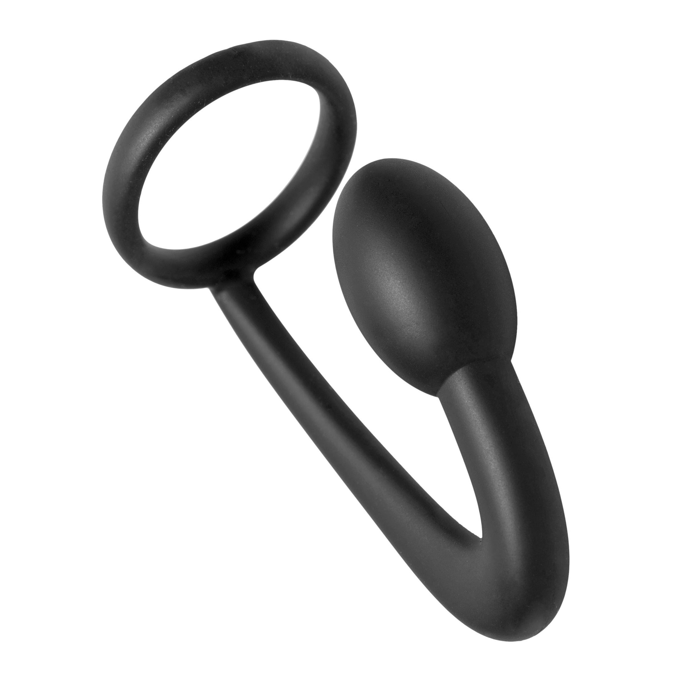 Explorer Silicone Cock Ring and Prostate Plug