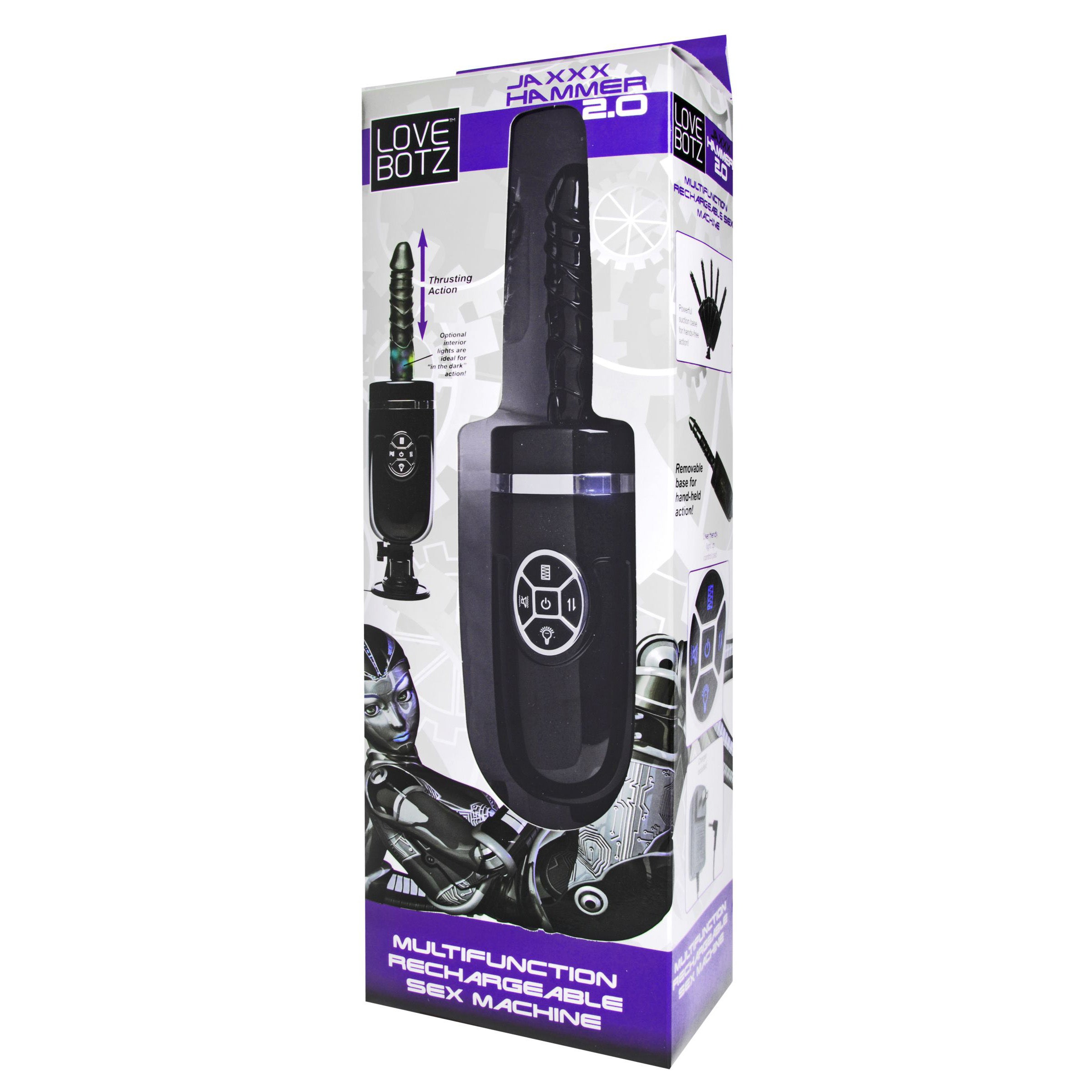 Jaxxx Hammer 2.0 Multifunction Rechargeable Sex Machine