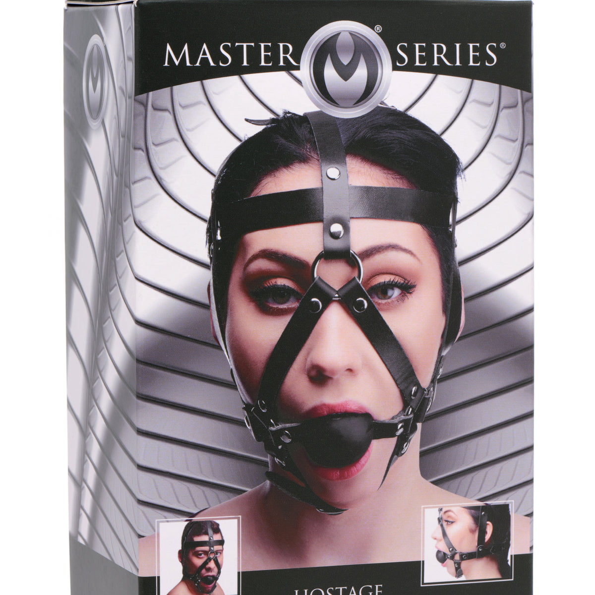 Leather Head Harness with Ball Gag