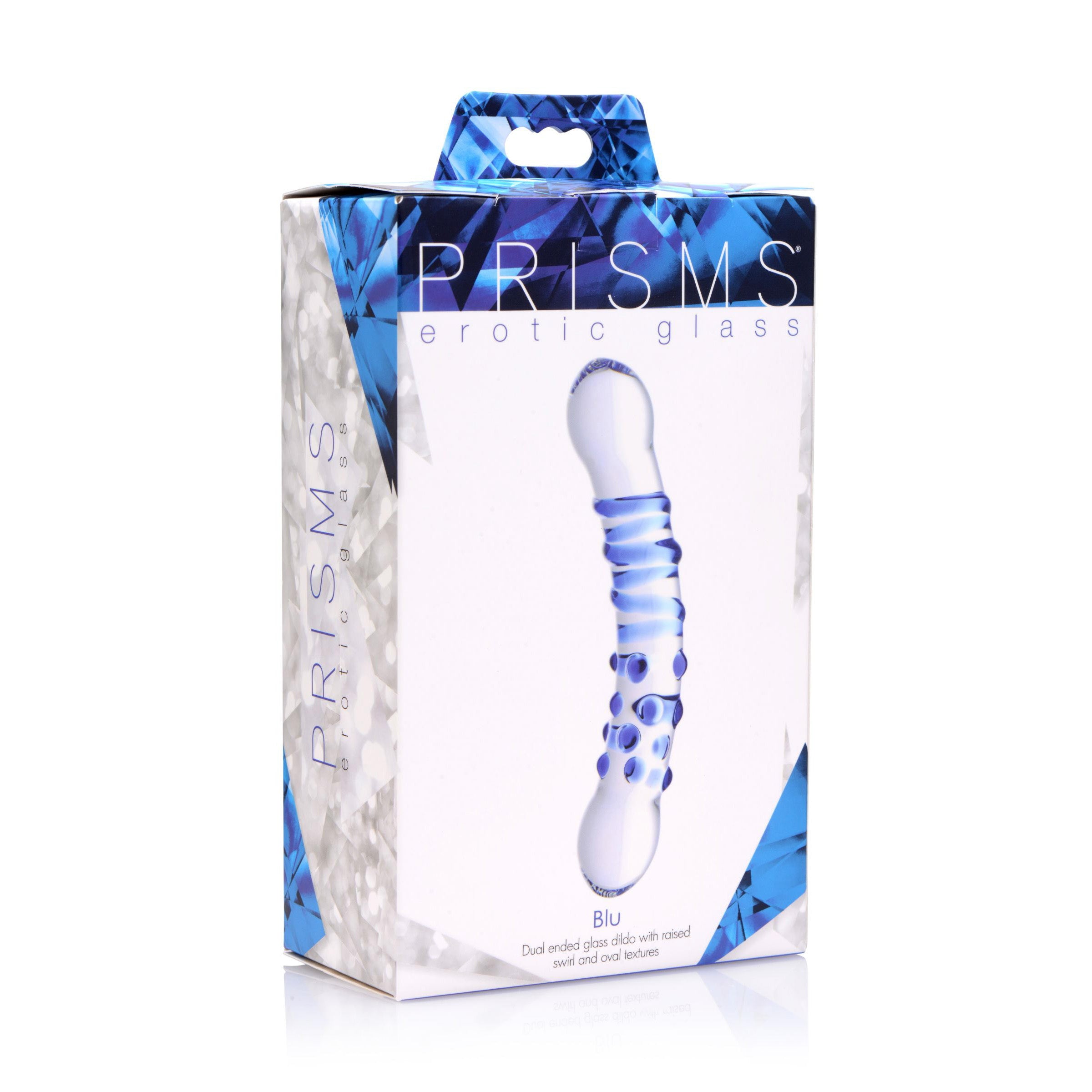 Blu Dual Ended Glass Dildo