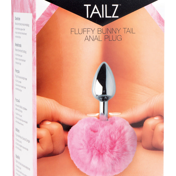 Fluffy Bunny Tail Anal Plug