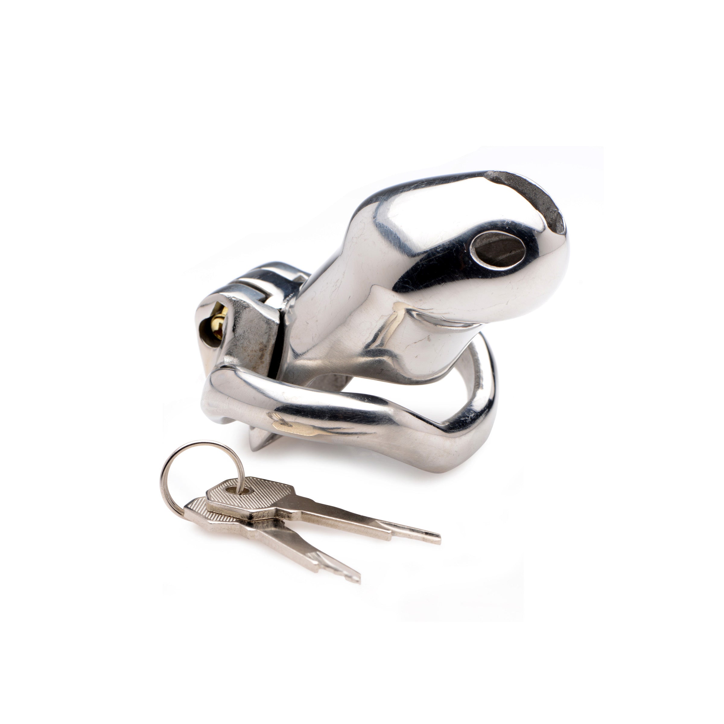 Rikers 24-7 Stainless Steel Locking Chastity Cage