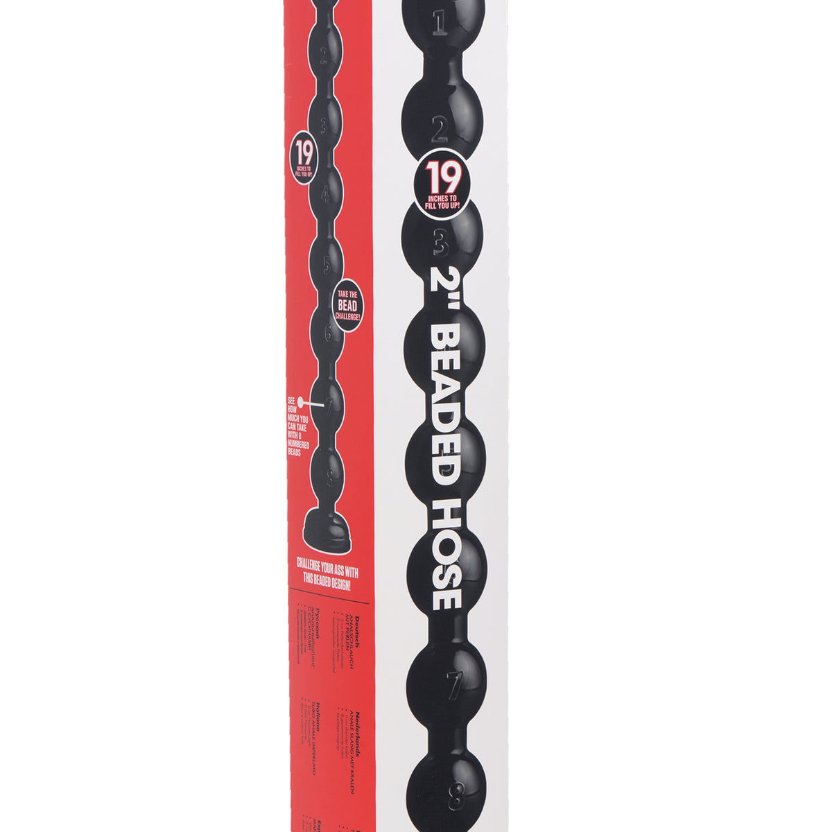 Hosed 19 Inch Beaded Thick Anal Snake