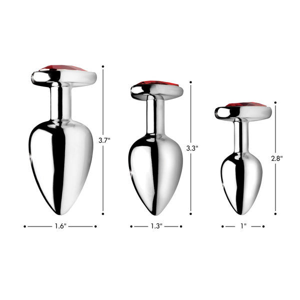 Heart Gem Anal Plug- Small