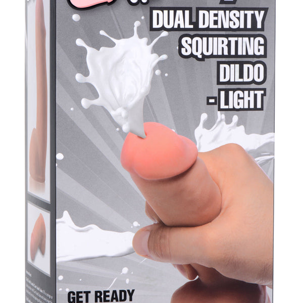 Dual Density Squirting Dildo - 7 Inch