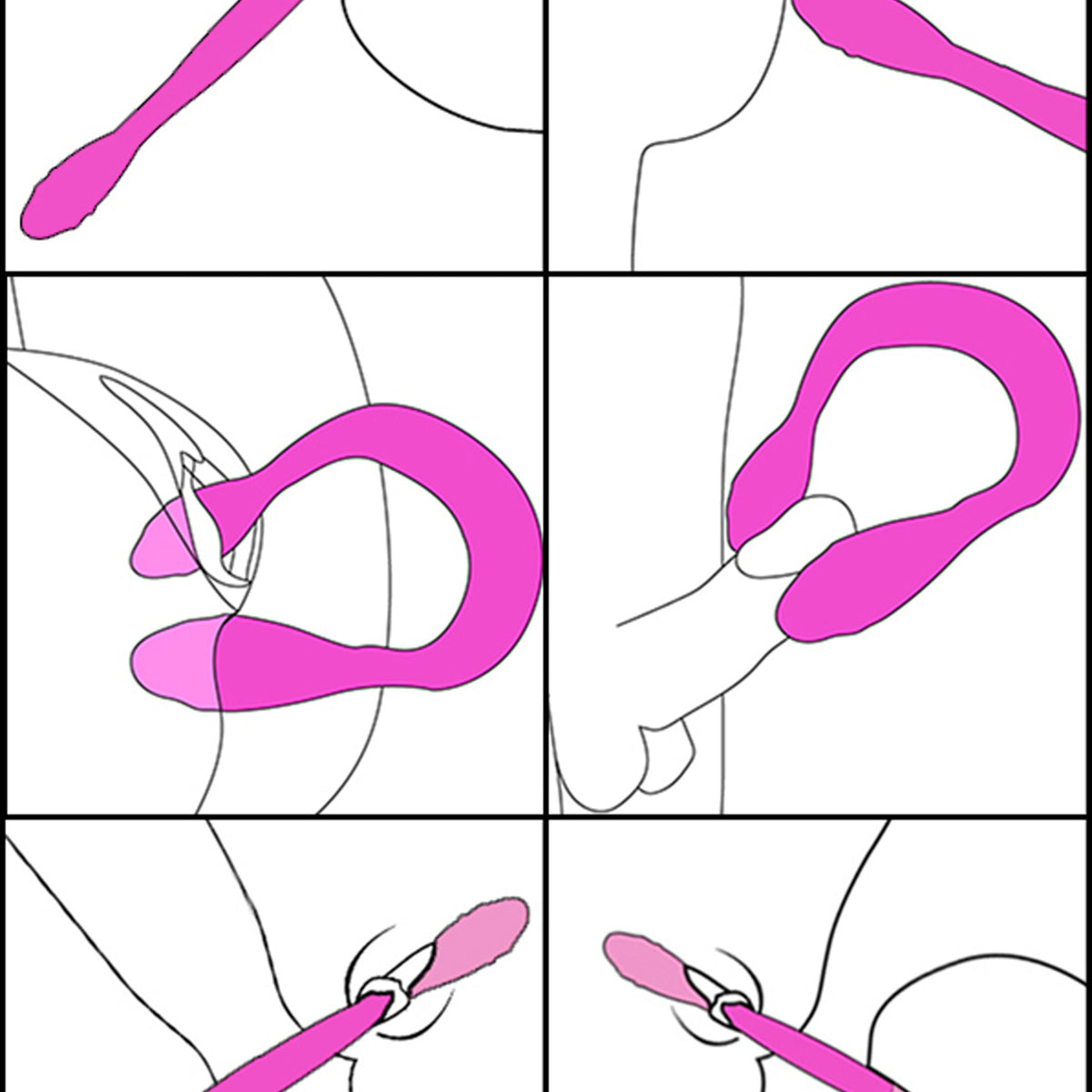 Double Thump 7x Rechargeable Silicone Double Dildo