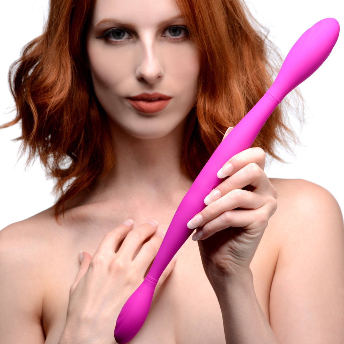 Double Thump 7x Rechargeable Silicone Double Dildo