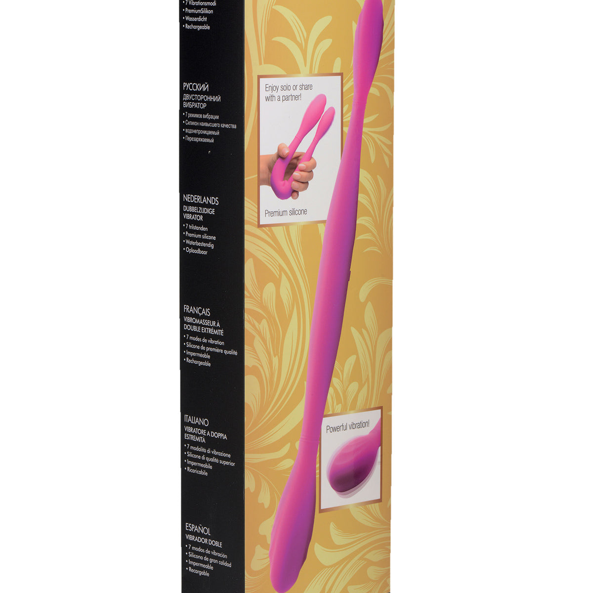Double Thump 7x Rechargeable Silicone Double Dildo
