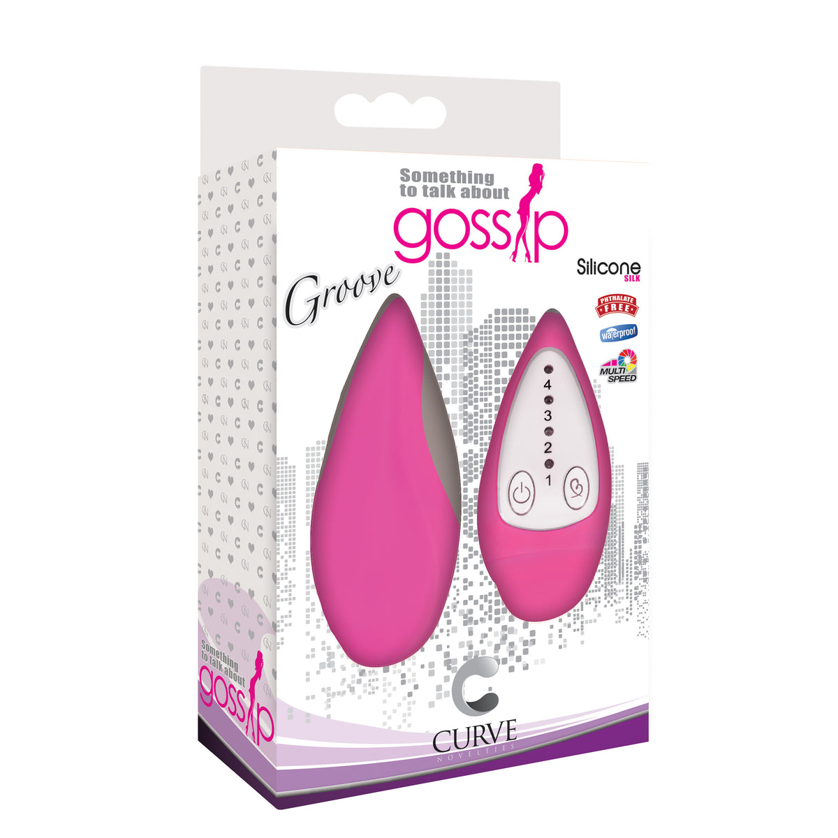 Groove Smooth Silicone Remote Vibe-