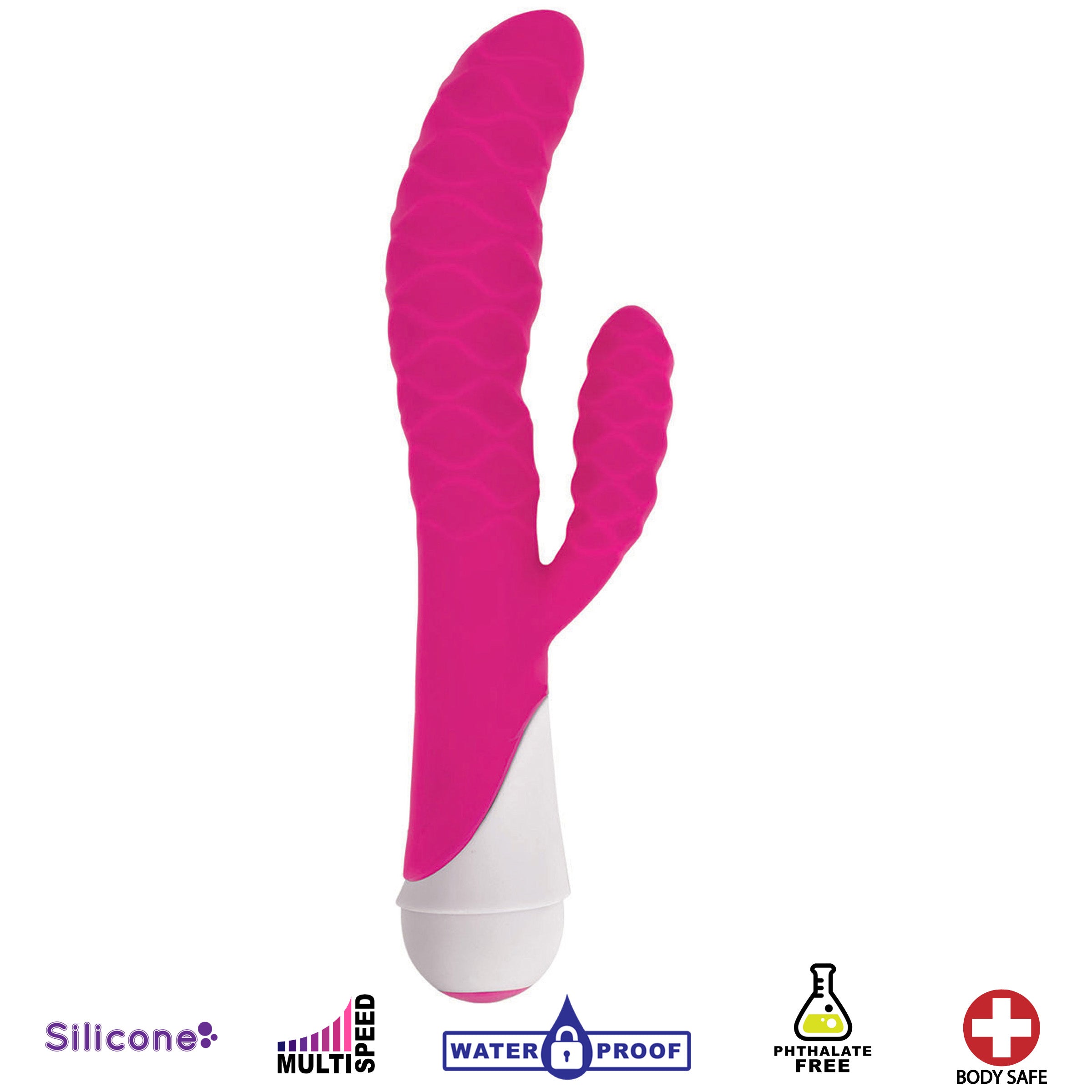 Ivy 20x Wavy Silicone Rabbit Vibe-