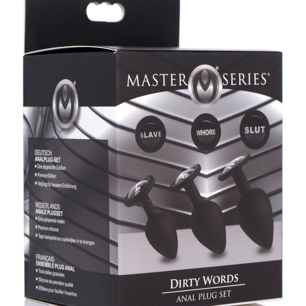 Dirty Words Anal Plug Set