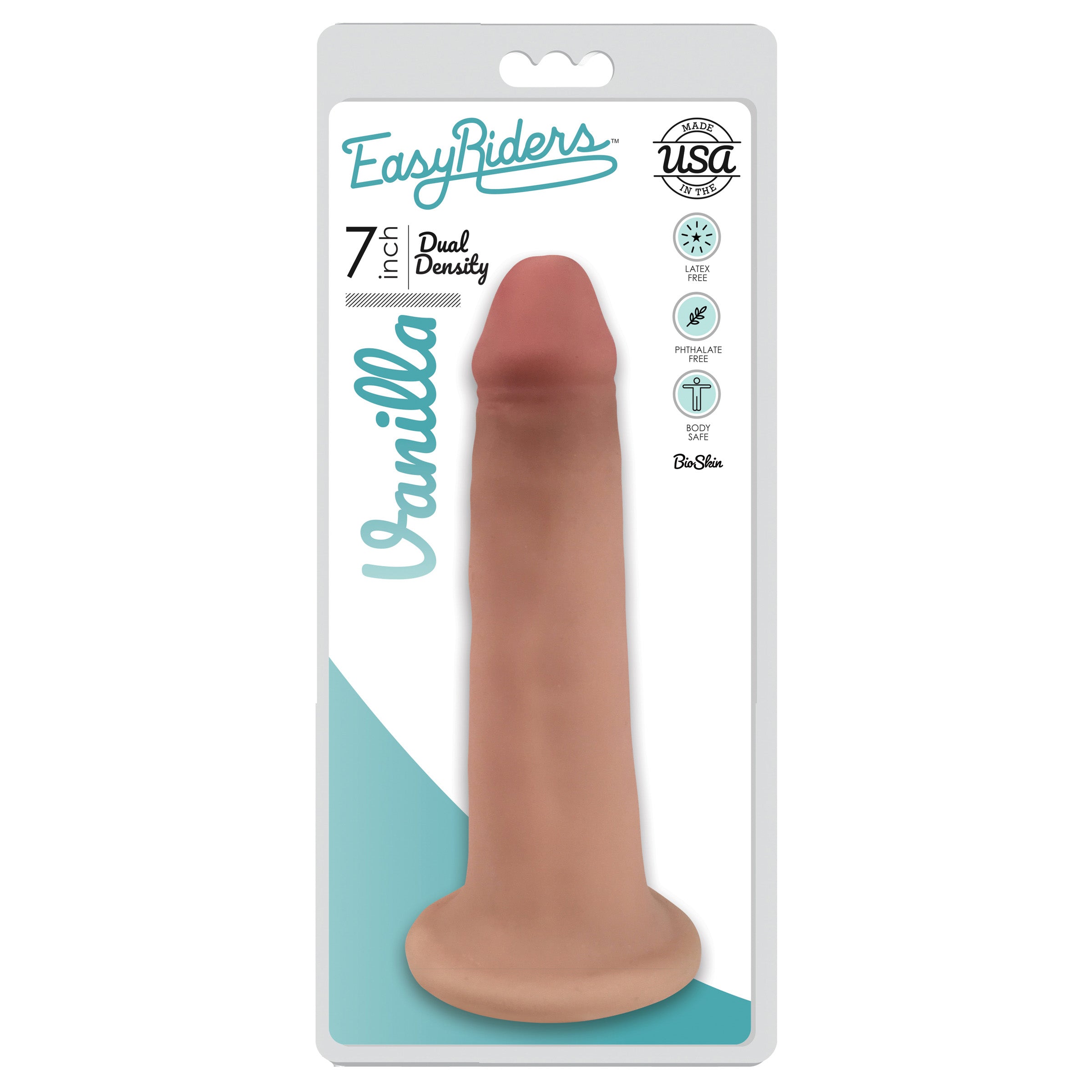 Easy Riders 7 Inch Dual Density Dildo -