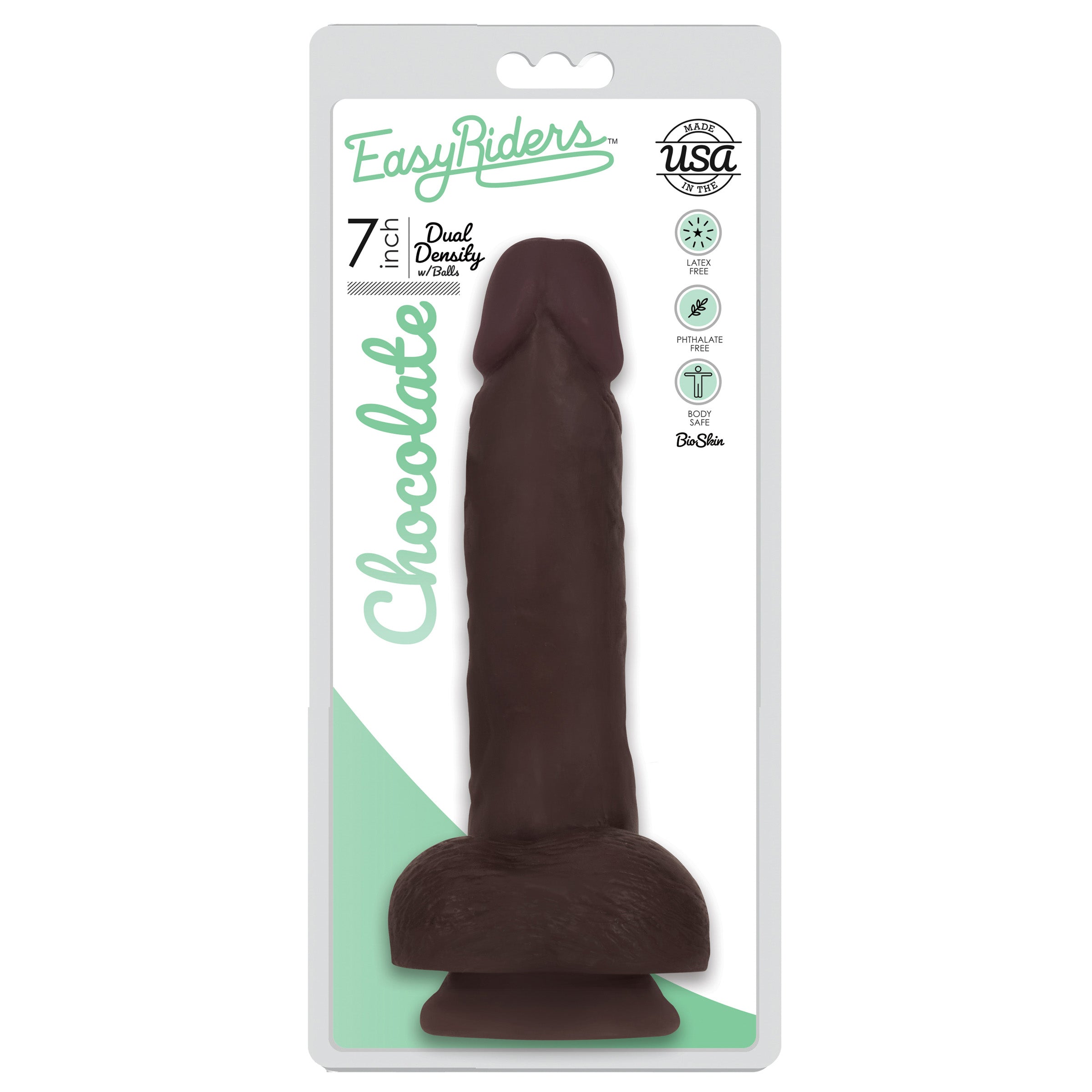 Easy Riders Dual Density Silicone Dildo - 9 Inch